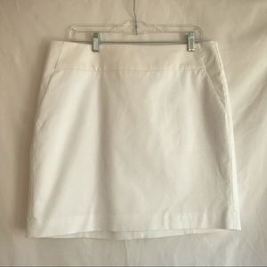 Ann Taylor white skirt